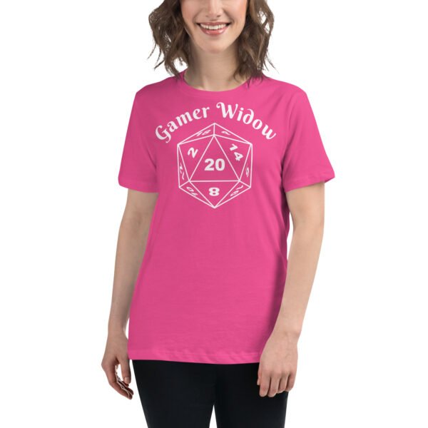 Gamer Widow - Women's Relaxed T-Shirt - Image 31