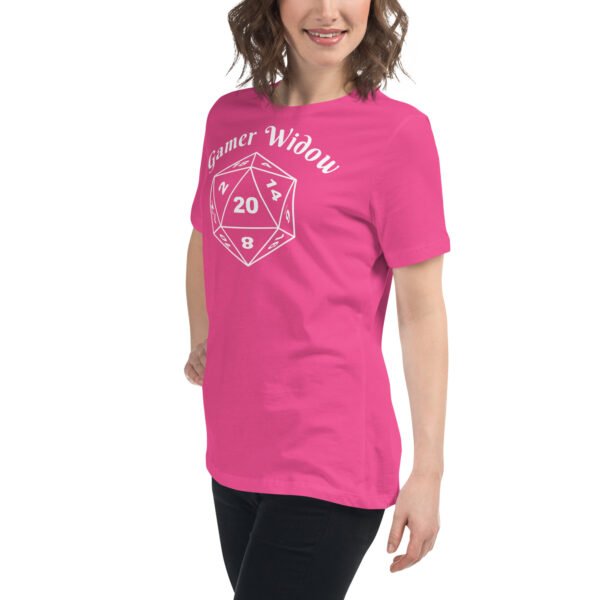 Gamer Widow - Women's Relaxed T-Shirt - Image 33