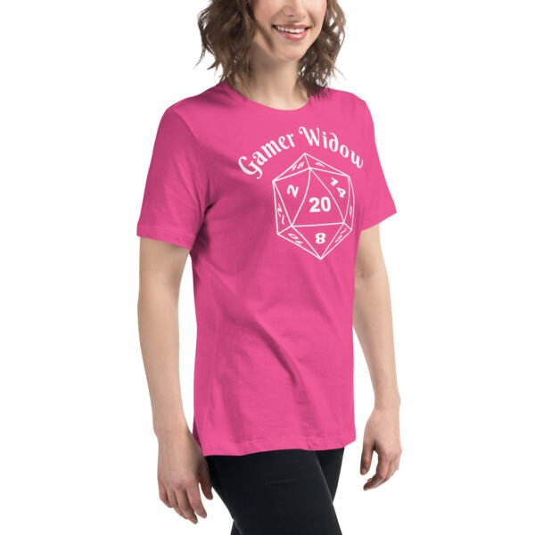 Gamer Widow - Women's Relaxed T-Shirt - Image 35
