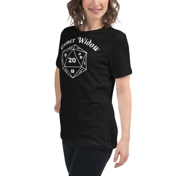 Gamer Widow - Women's Relaxed T-Shirt - Image 9