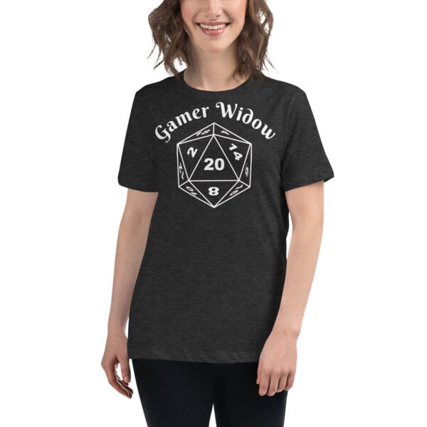 Gamer Widow - Women's Relaxed T-Shirt - Image 13