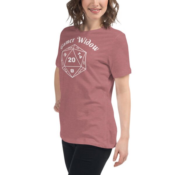 Gamer Widow - Women's Relaxed T-Shirt - Image 39