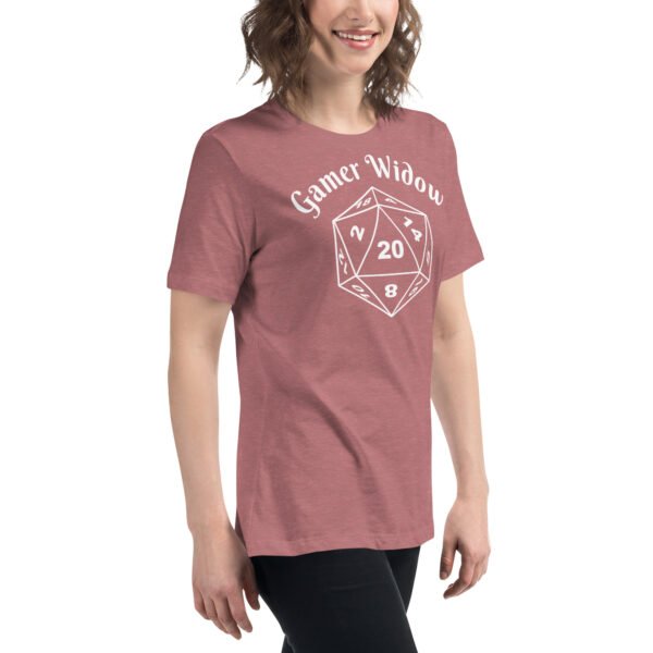 Gamer Widow - Women's Relaxed T-Shirt - Image 41