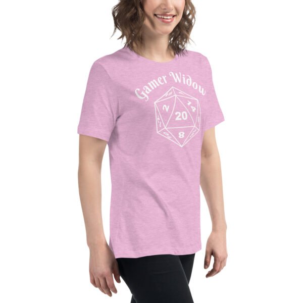 Gamer Widow - Women's Relaxed T-Shirt - Image 71