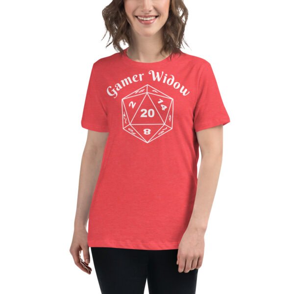 Gamer Widow - Women's Relaxed T-Shirt - Image 25