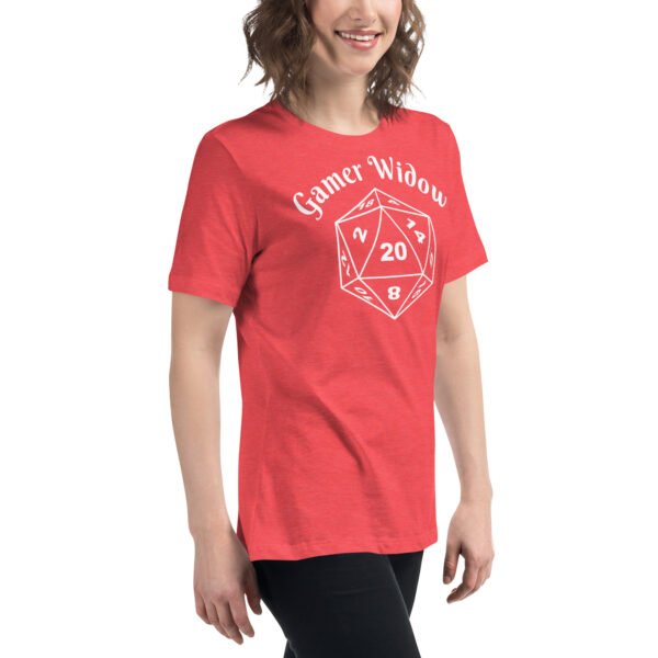 Gamer Widow - Women's Relaxed T-Shirt - Image 29