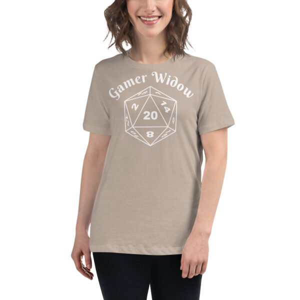 Gamer Widow - Women's Relaxed T-Shirt - Image 61