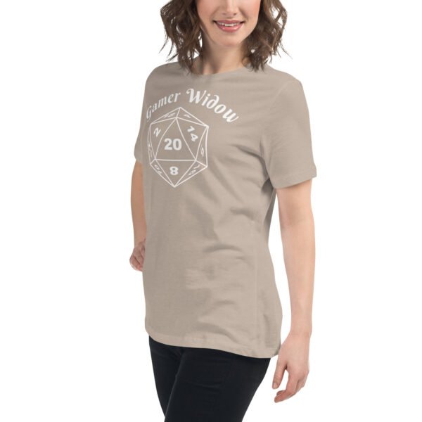 Gamer Widow - Women's Relaxed T-Shirt - Image 63