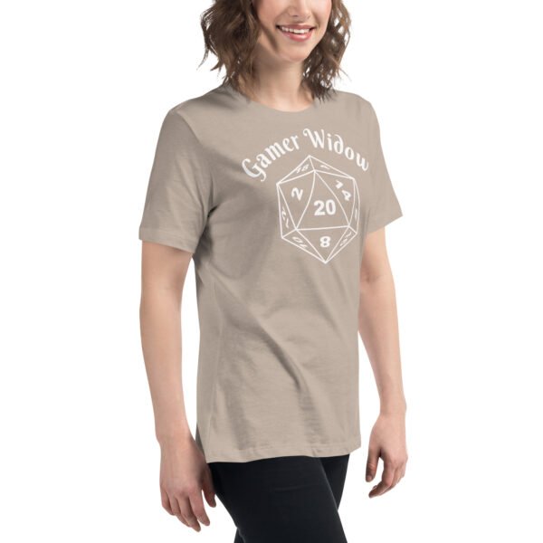 Gamer Widow - Women's Relaxed T-Shirt - Image 65
