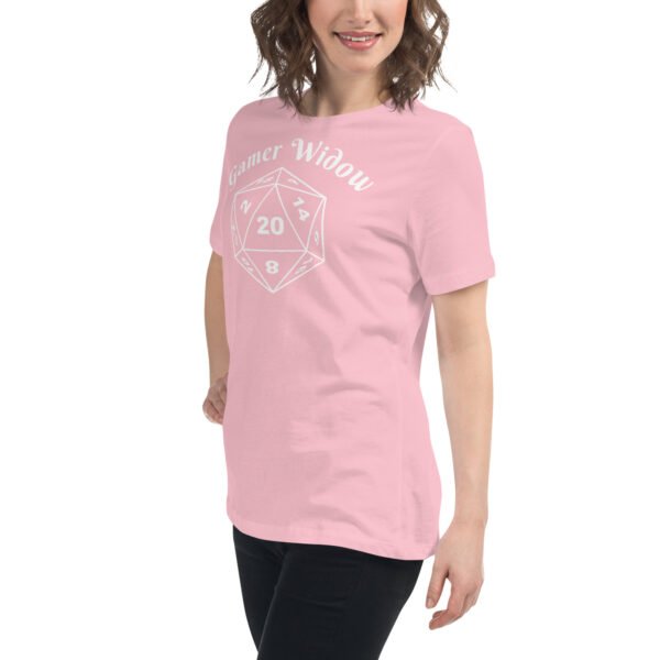 Gamer Widow - Women's Relaxed T-Shirt - Image 75